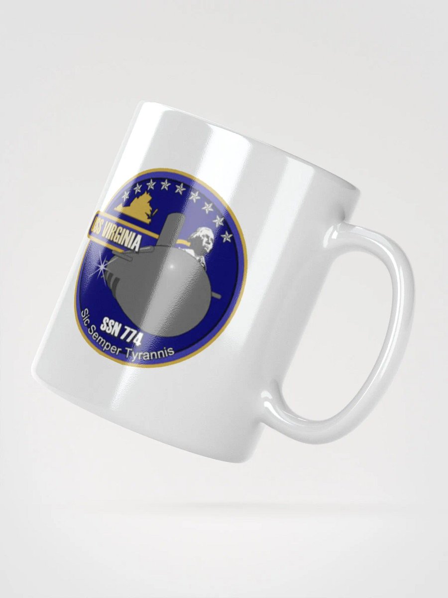 USS Virginia SSN 774 White Coffee Cup product image (2)