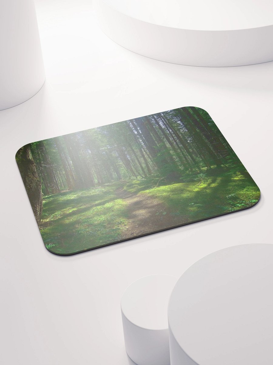 Lower Dungeness Trail Timber sun lighting Mouse Pad product image (4)