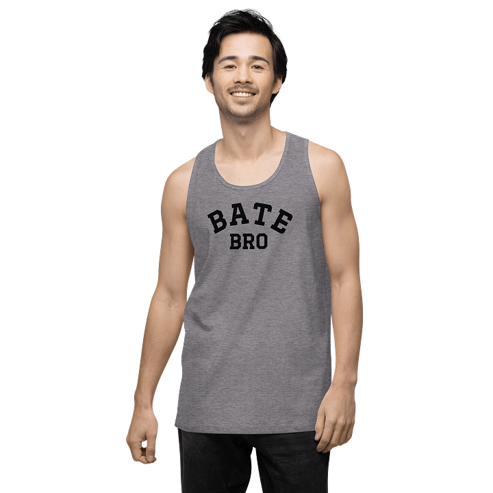 Bate Bro Varsity Tank (Black Logo) product image (2)
