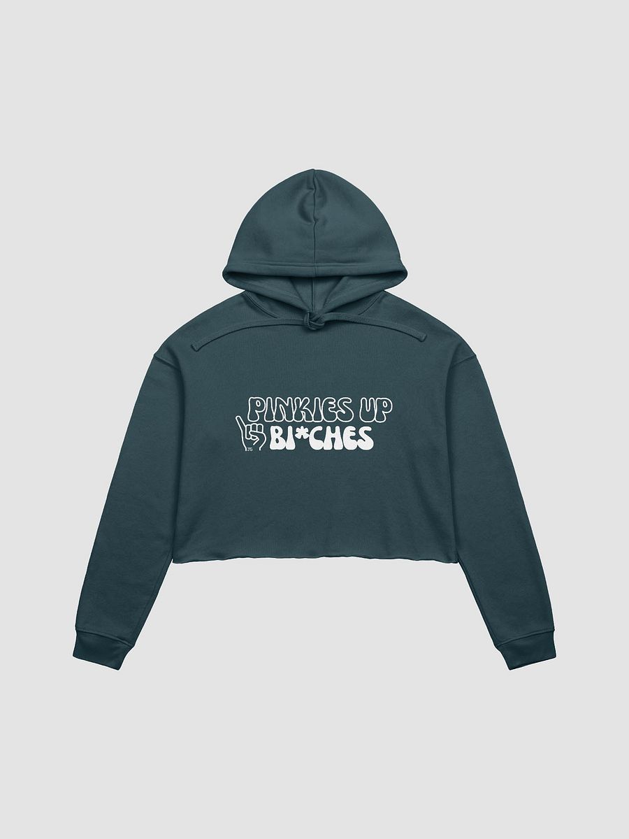 Pinkies up Crop Hoodie product image (4)