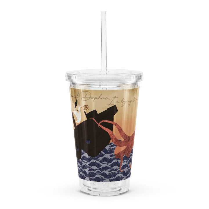 Running A Tight Shipwreck Clear Tumbler product image (1)