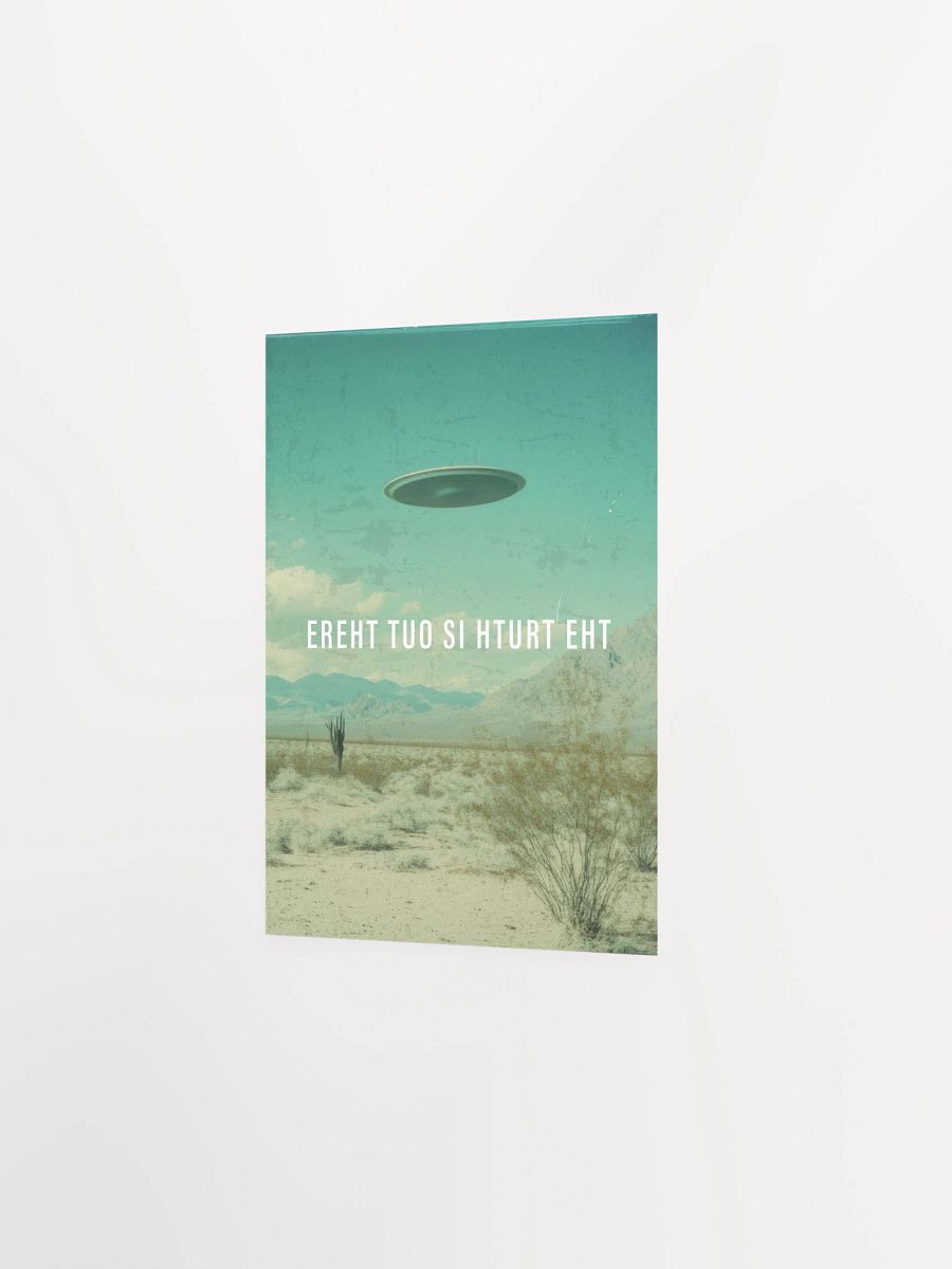 erehT tuO si hturT ehT/The X-Files poster, S09E04 tagline, 2001 — sci-fi poster product image (7)