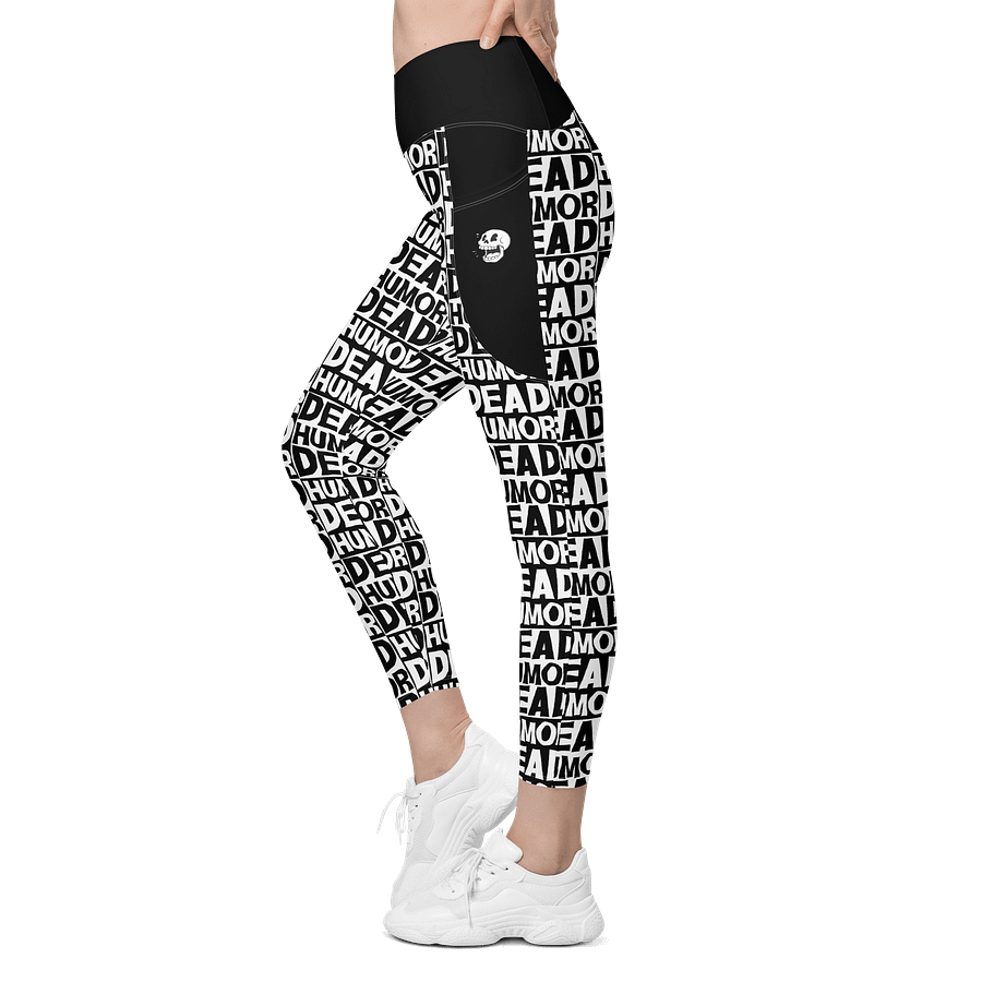 Checkerprint Crossover Leggings product image (4)