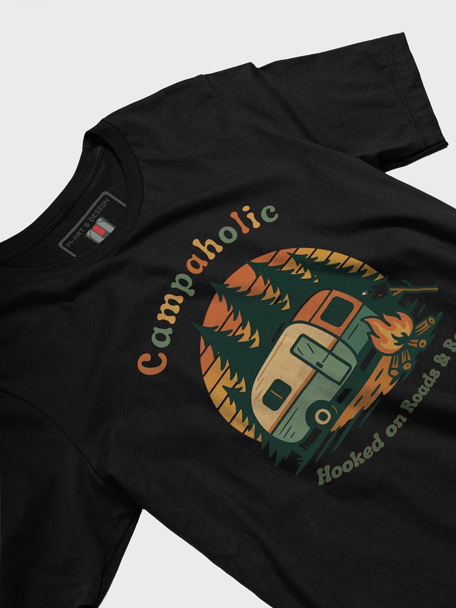 Campaholic- Hooked on Roads & Roast - T-Shirt product image (26)