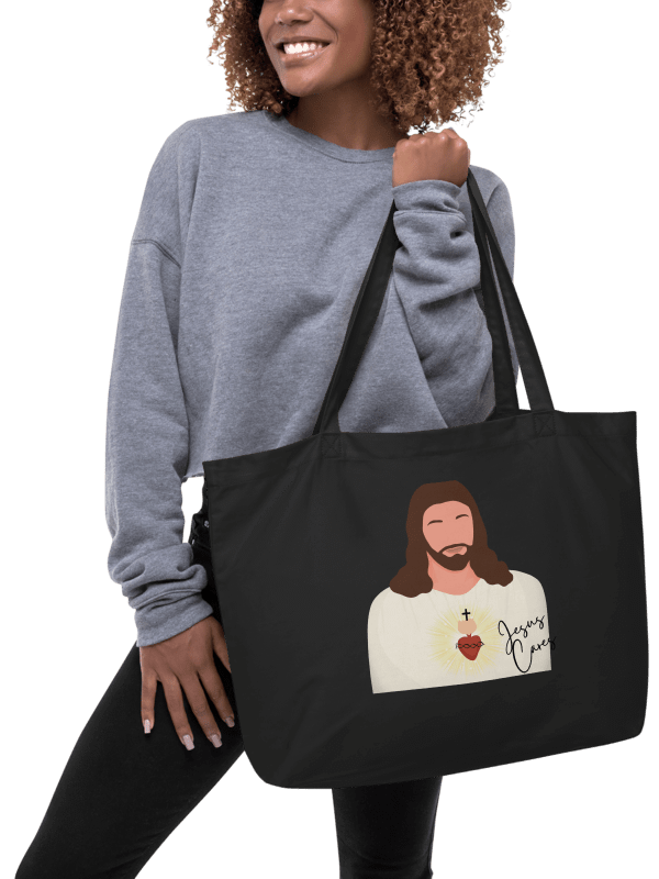 Jesus Cares Tote product image (1)