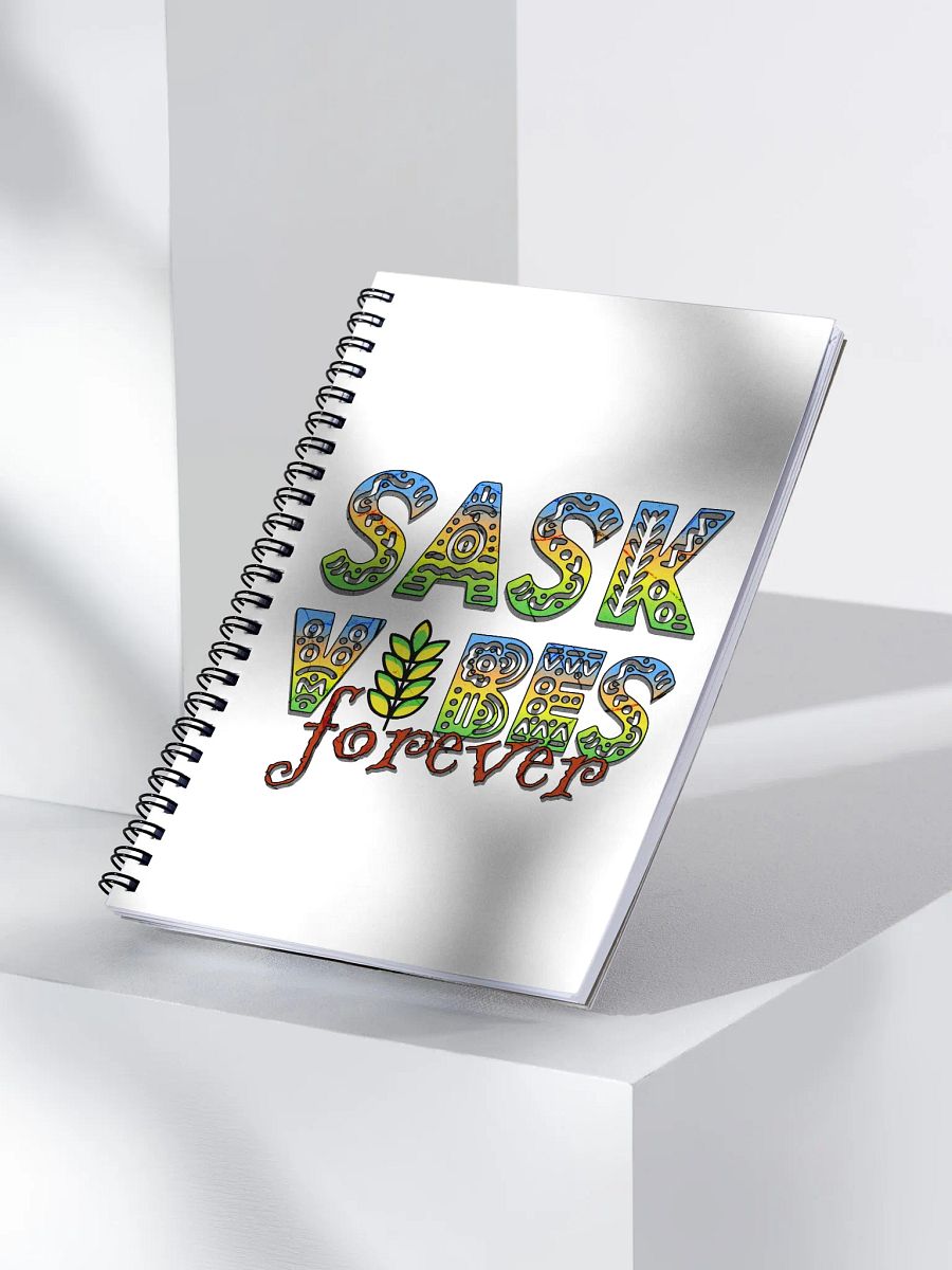 Sask Vibes Forever Ancient Spiral Notebook product image (3)