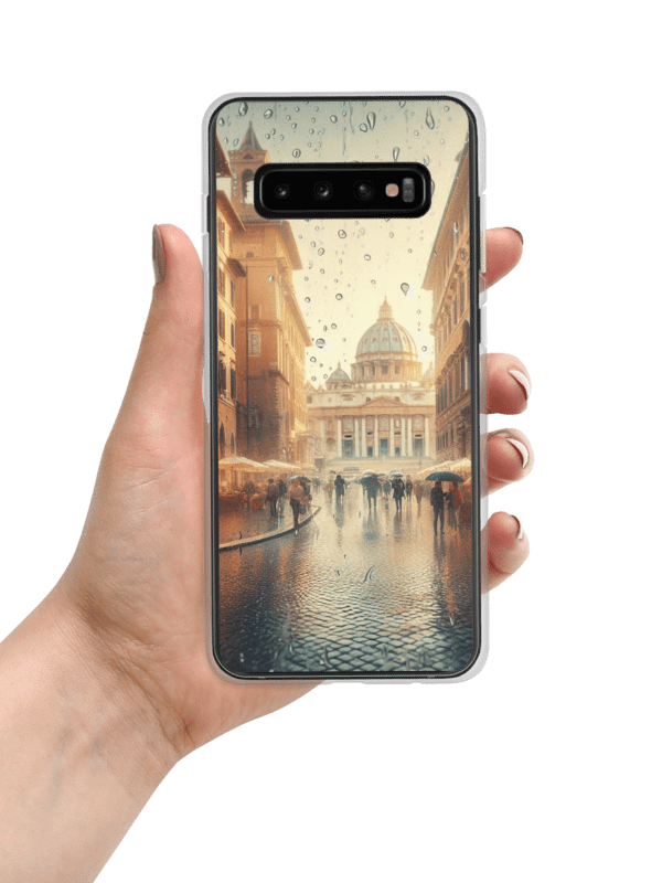 Umbrella Street Scene Samsung® Case | AI Design product image (7)