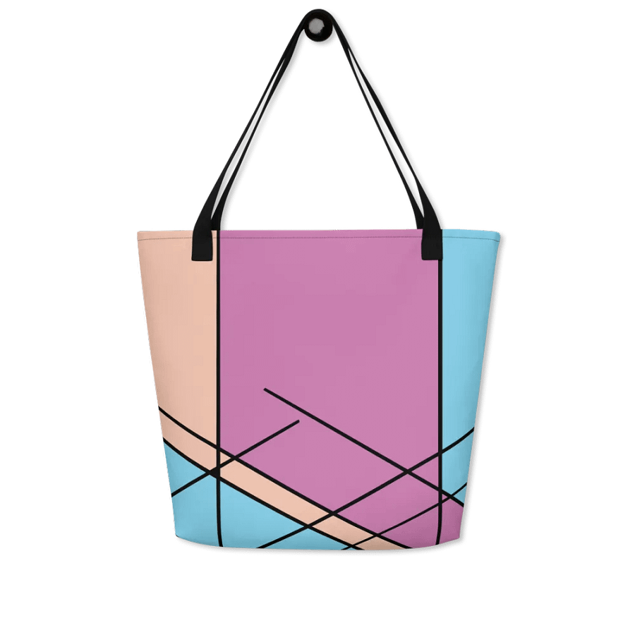 Vibrant Geometric Colorful Design All-Over Tote Bag product image (4)
