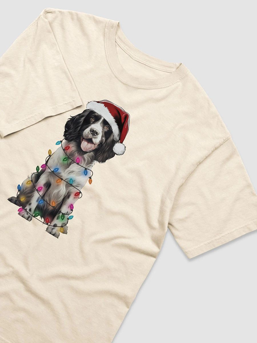 Funny Springer Spaniel(Black) Christmas T-Shirt for Springer Spaniel Paw-rents product image (21)