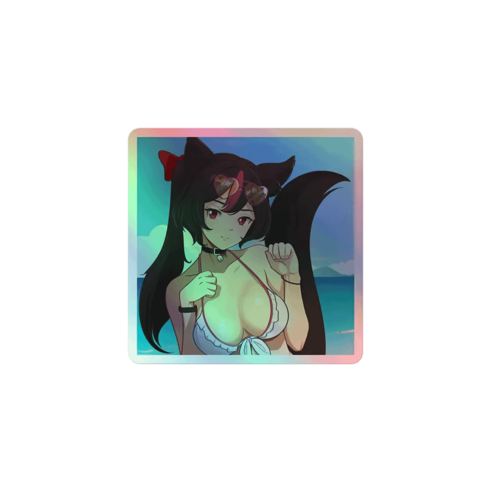 Sun-Kissed Kitsune Holographic Sticker Set product image (1)
