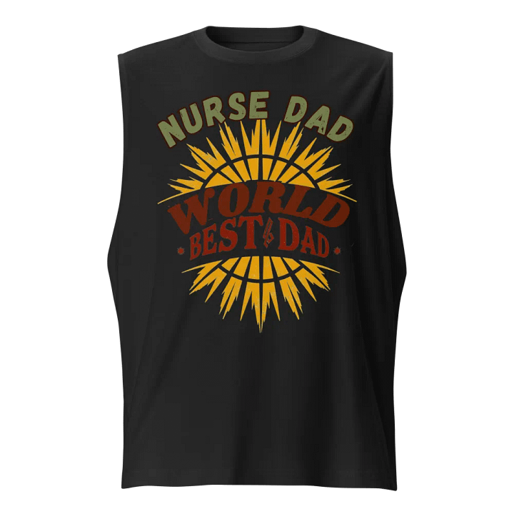 World's Best Nurse Dad Muscle Tank product image (1)