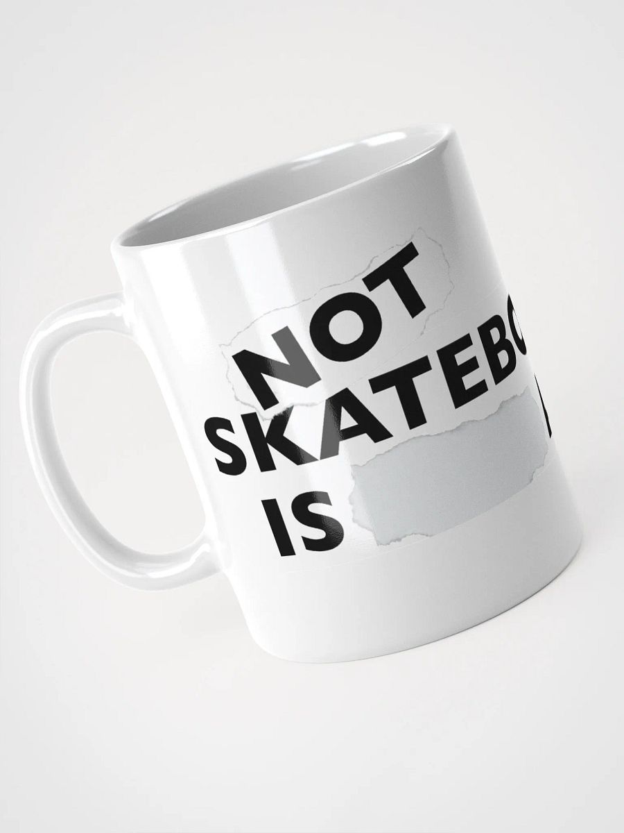 NOT SKATEBOARDING IS A CRIME - Mug product image (1)