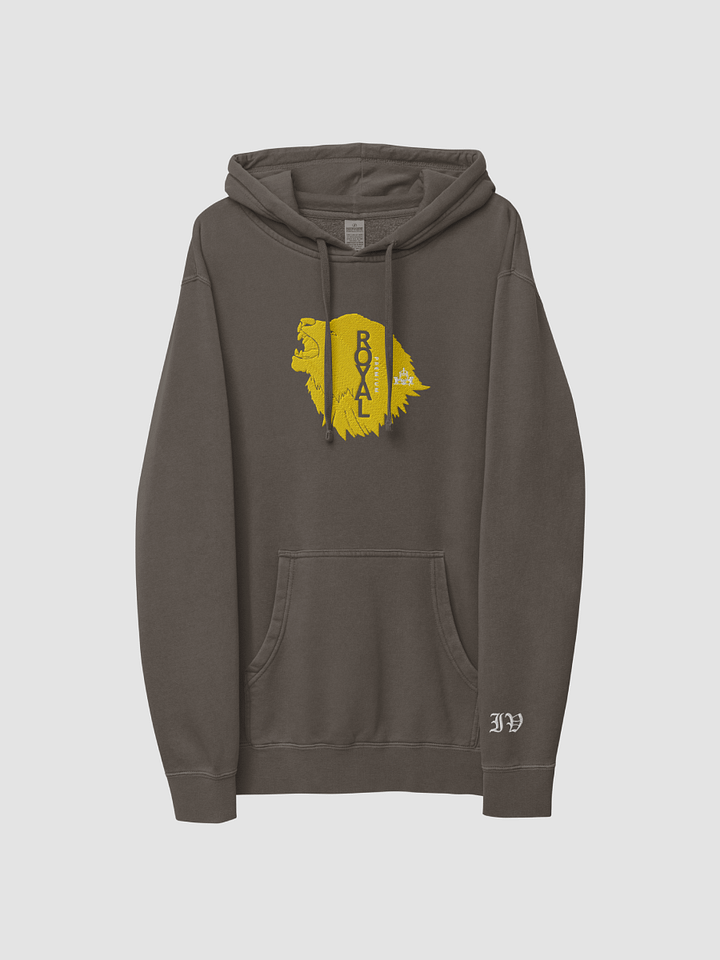 VictorIvyic Royal Premium Pigment Dyed Embroidered Hoodie product image (1)