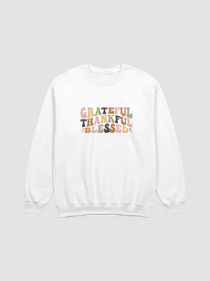 Grateful Thankful Blessed Sweatshirt product image (5)