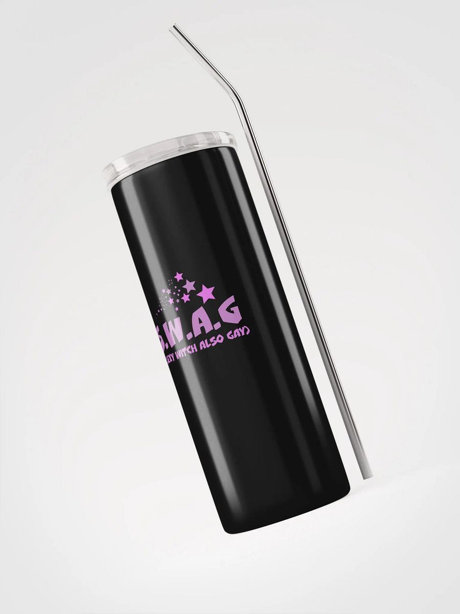 S.W.A.G. (Sexy Witch Also Gay) Metal Eco Tumbler (with eco straw) product image (3)