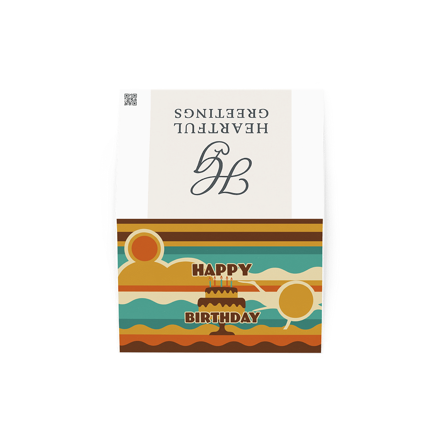 Birthday card - Blank inside product image (2)