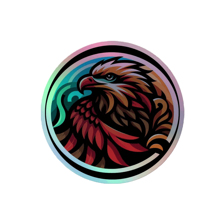 Majestic Eagle Holographic Sticker Set product image (2)