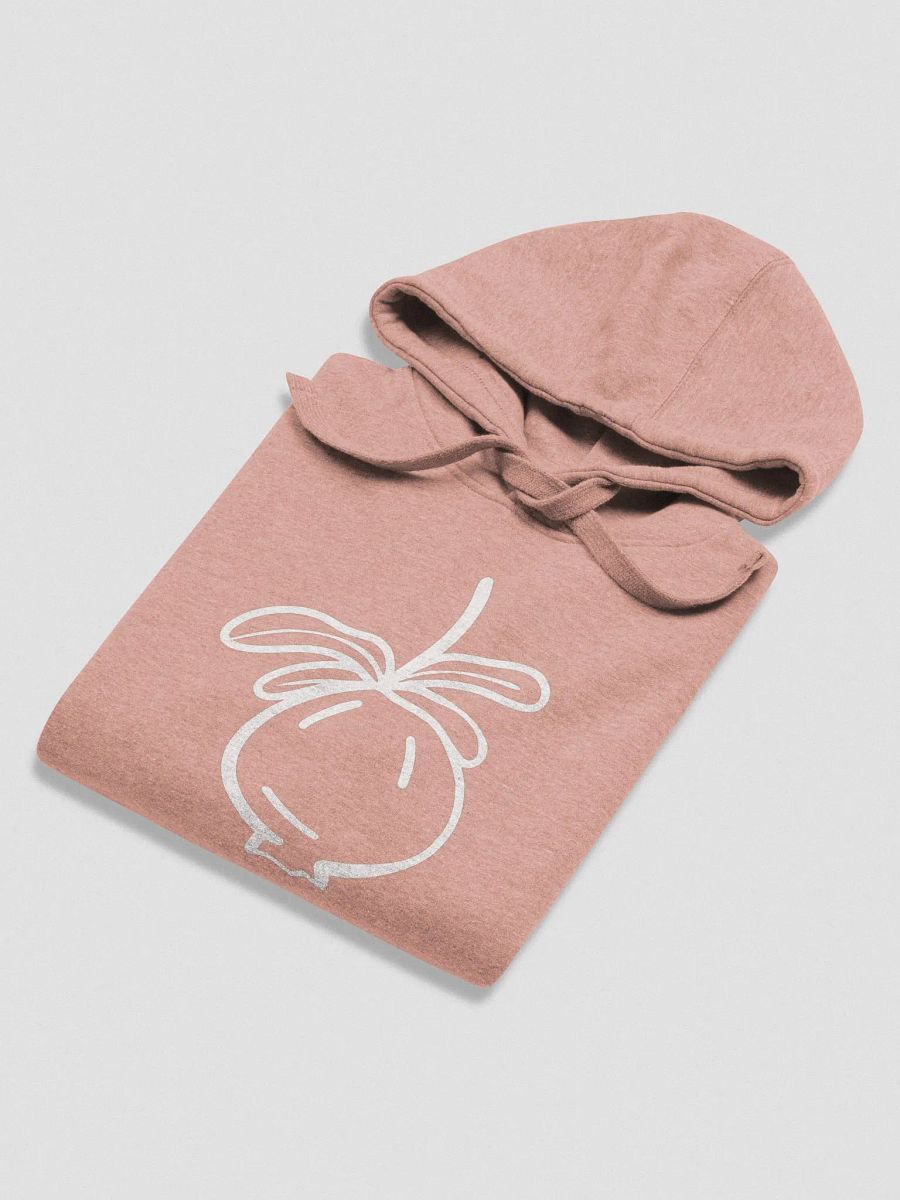 Pomegranate Hoodie Cotton Heritage Unisex Premium White Outline product image (51)