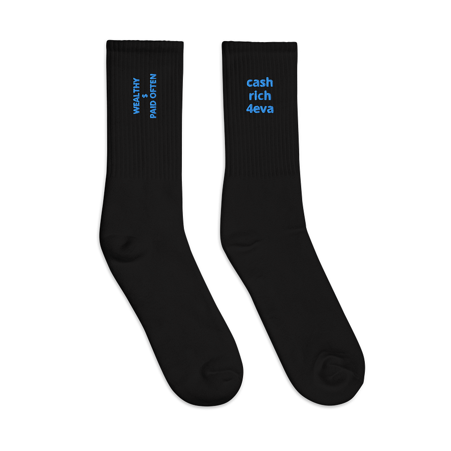 BLUE DIAMOND $ PAID OFTEN Crew Socks product image (7)