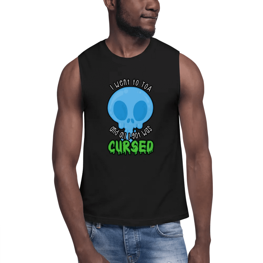 All I Got Was Cursed - Mage - Men's Style Muscle Tank product image (6)