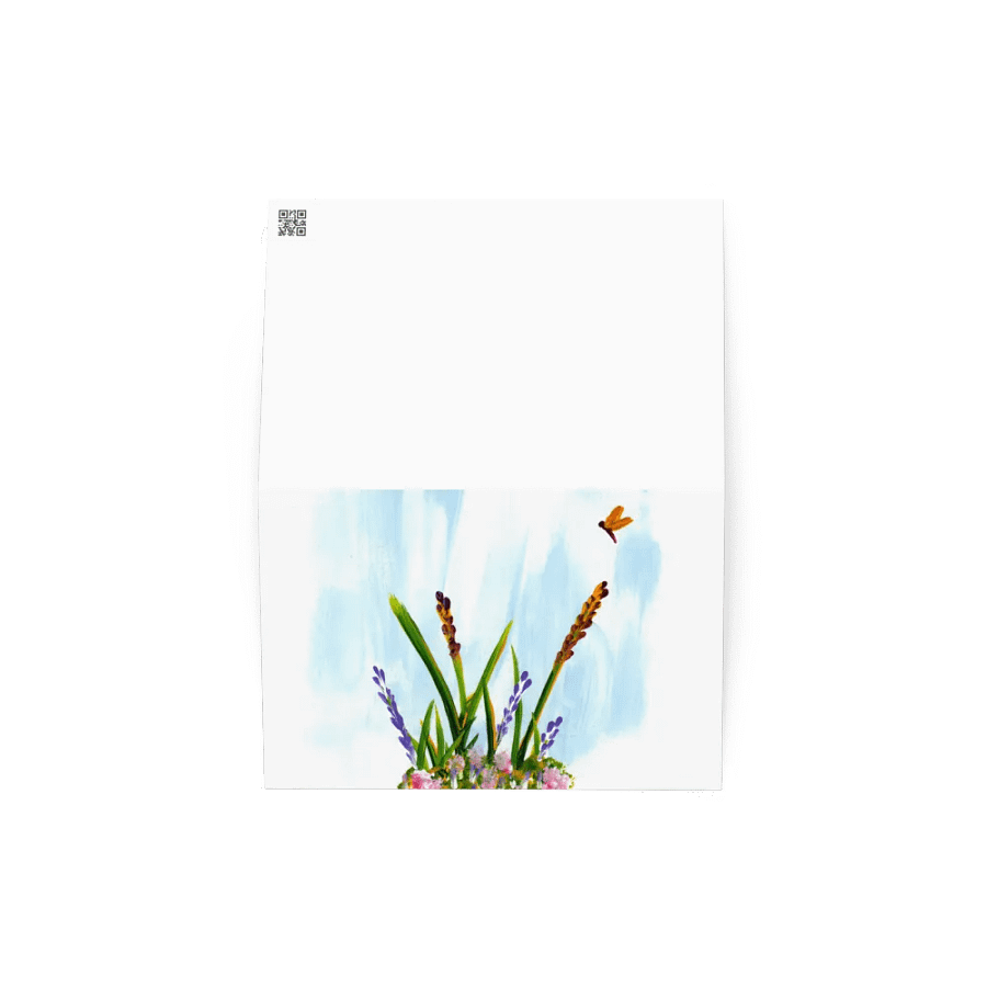 Red & Blue Wildflowers - Greeting Card product image (2)