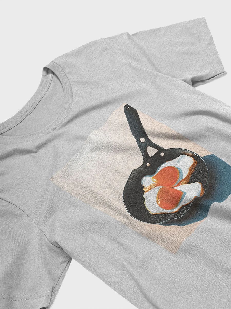 Fried eggs in a pan - illustrated in dotted raster style product image (3)