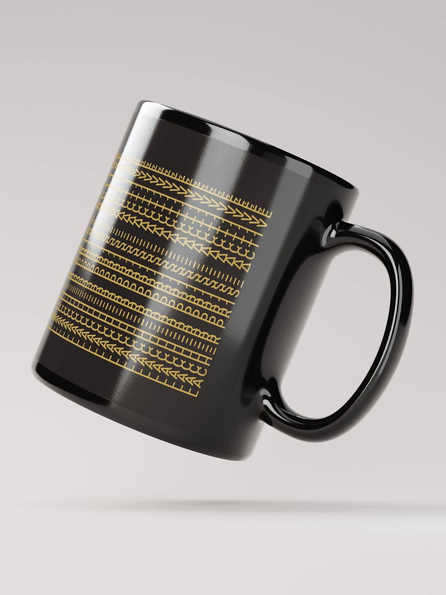 Mug Noir Codé Zen Doré - Lacher Prise Activé - Cadeau Chic product image (2)