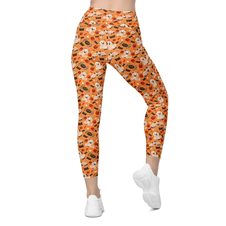 Boo! Crossover Adult Leggings product image (2)