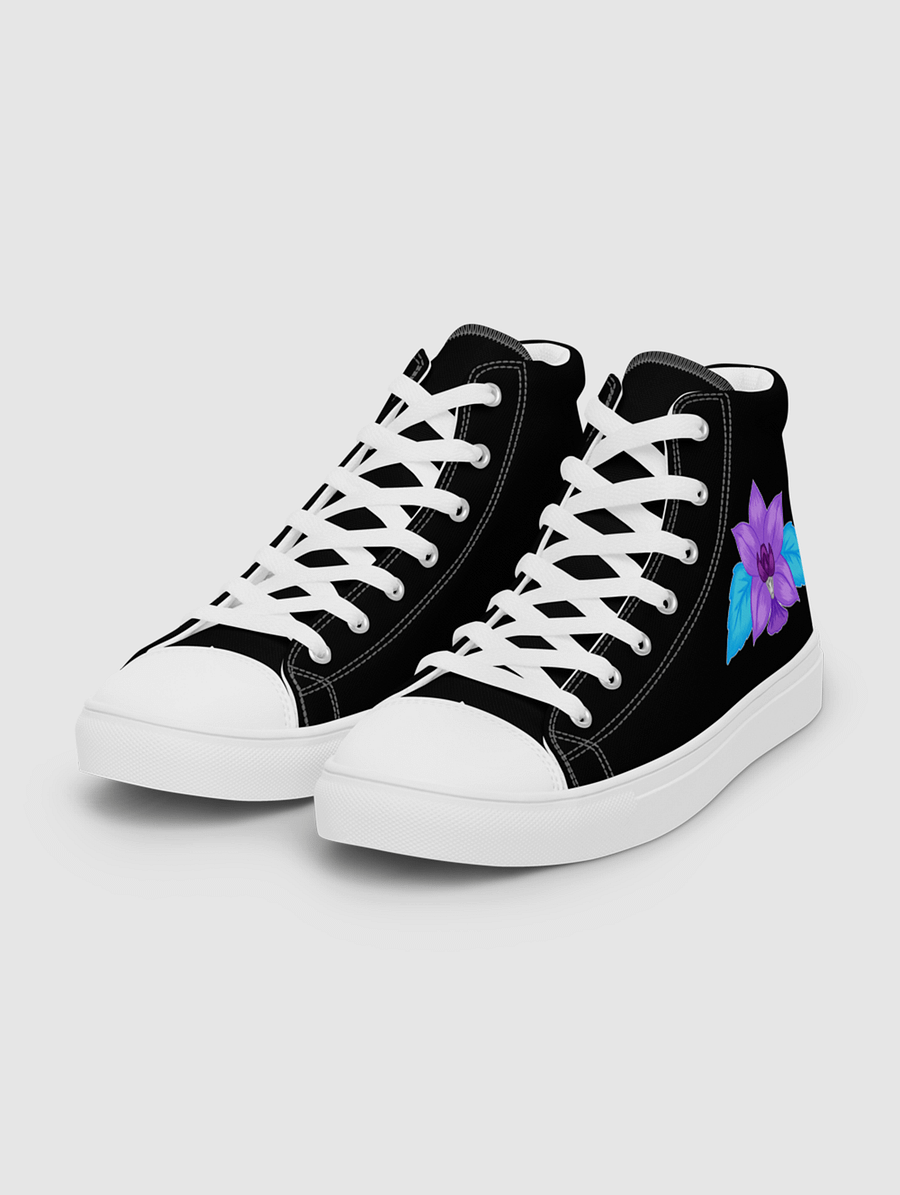 Women’s high top canvas flower shoes! product image (7)