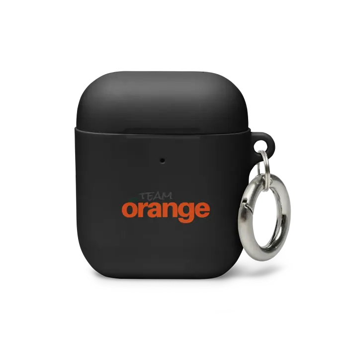 Team Orange Airpods Case product image (1)