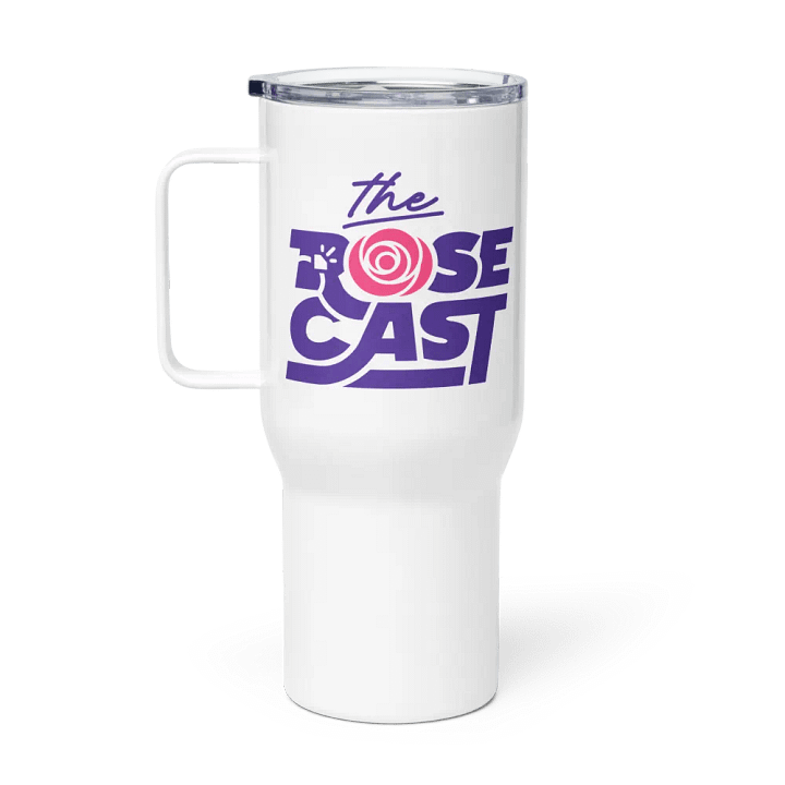 Rosecast Logo Travel Mug w/ Handle product image (1)