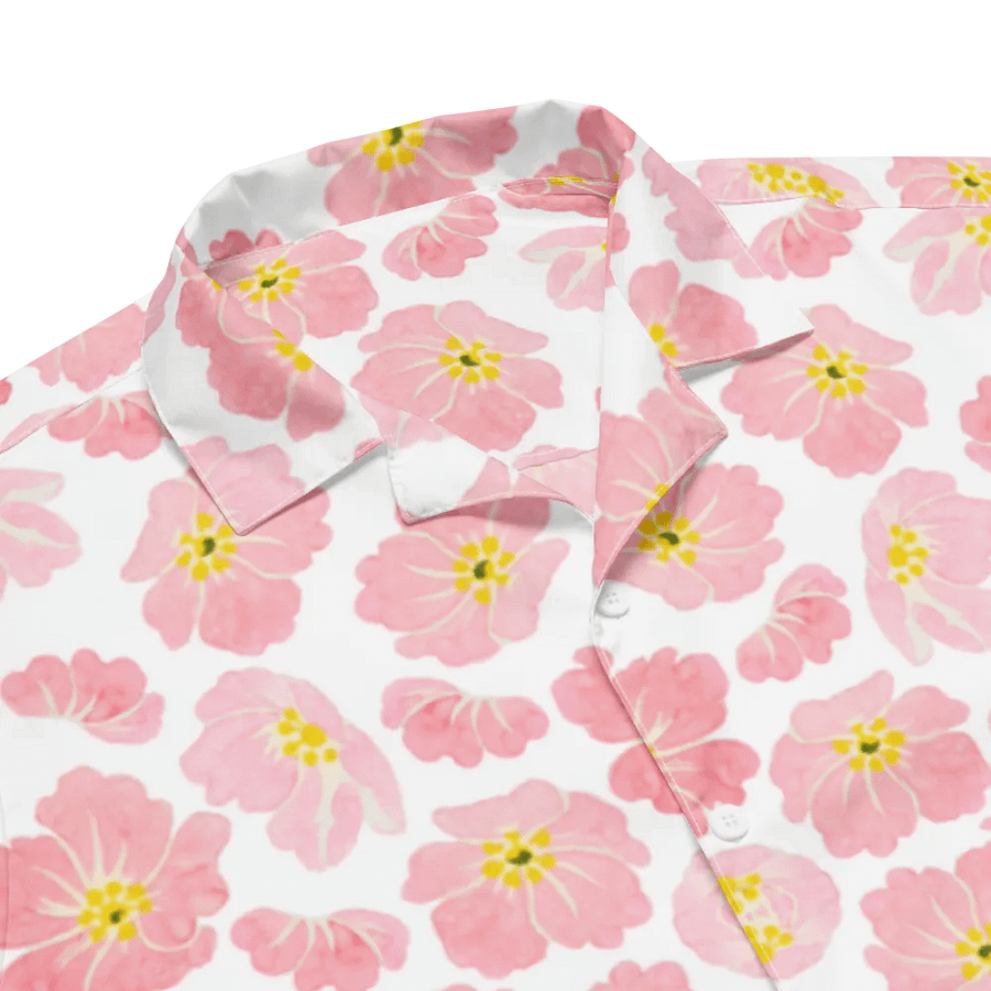 Pink Sunset Hibiscus Bloom Hawaiian Shirt product image (3)