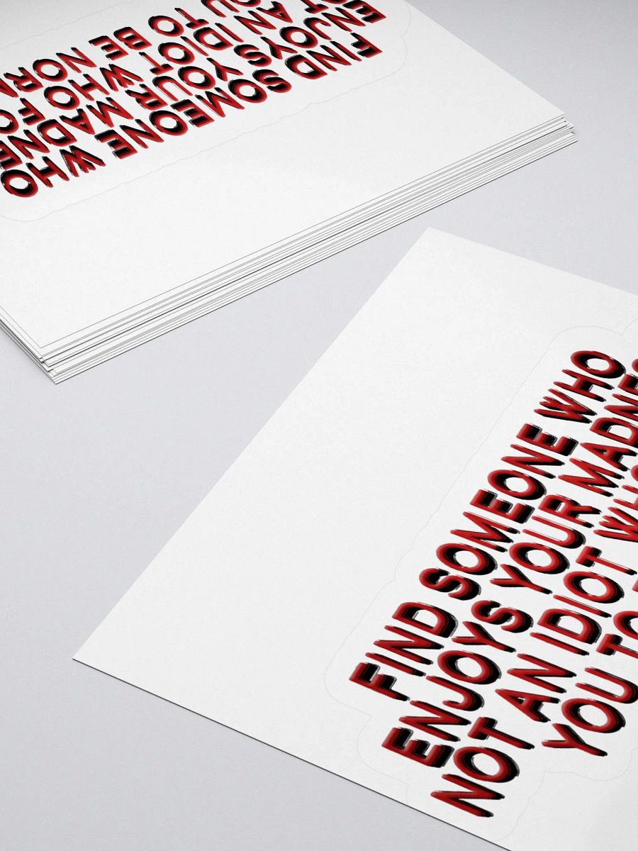 Enjoys Your Madness Sticker product image (10)