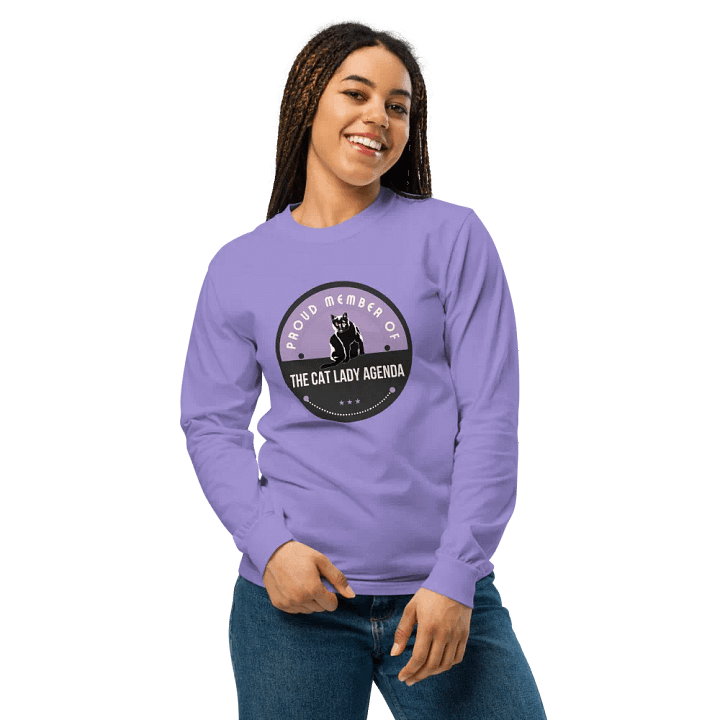 The Cat Lady Agenda: Feminist inspired long sleeve shirt product image (53)