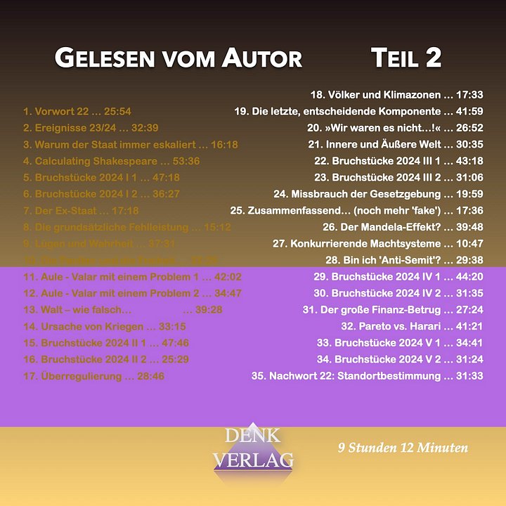 Gedankenspiele 22 - Hörbuch - Teil 2 product image (2)