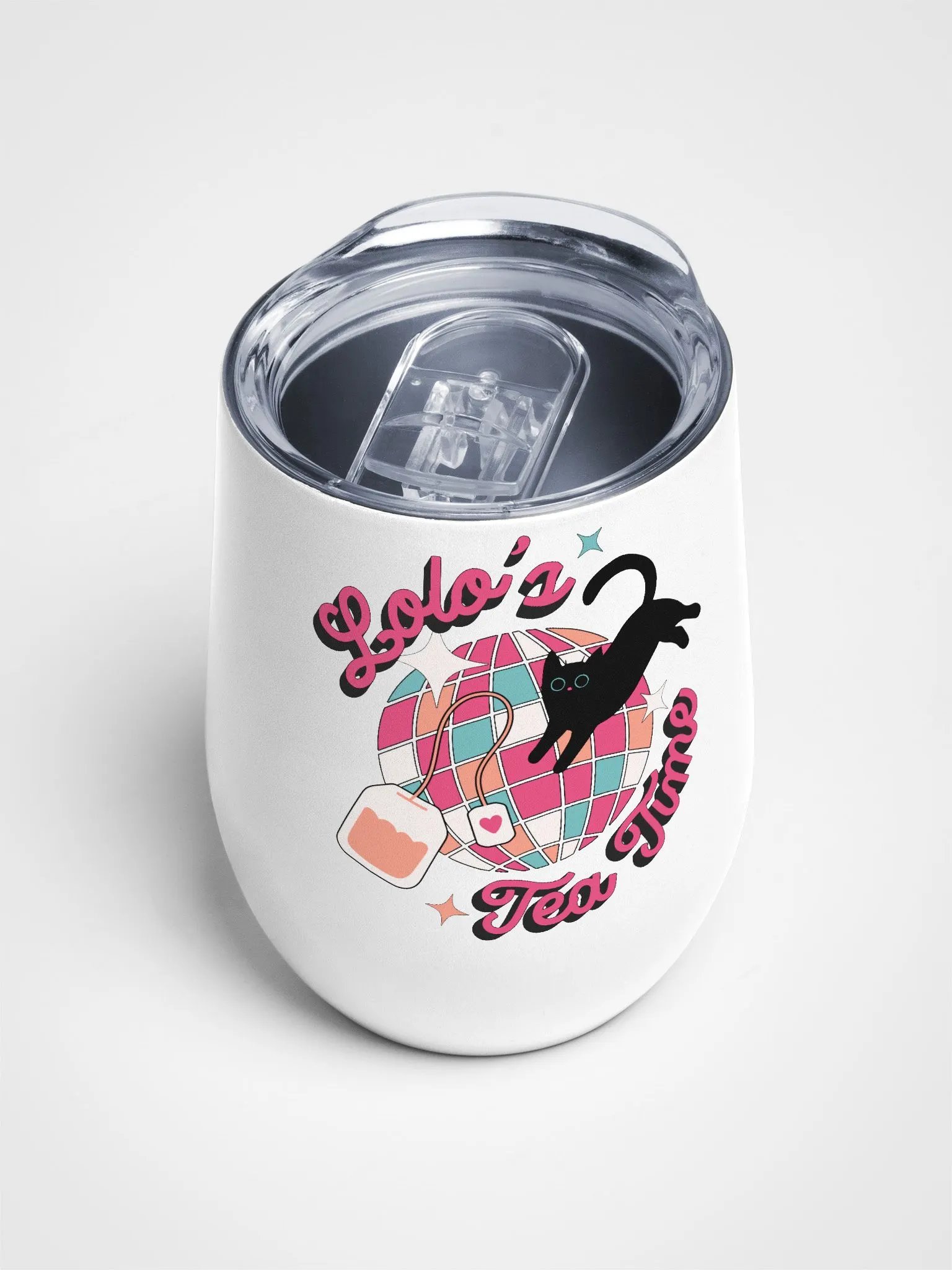Tea Time Wine Tumbler product image (4)