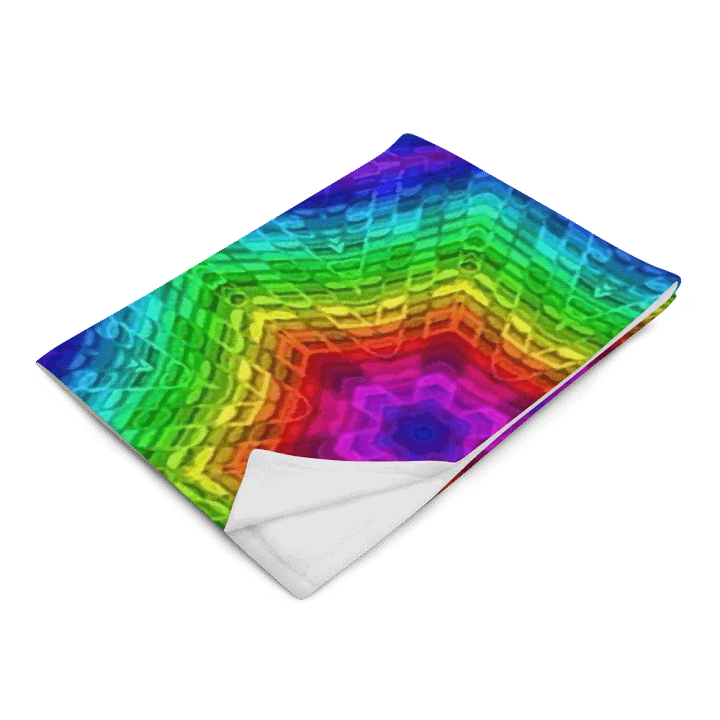 Colorful Hexagons Throw Blanket product image (14)