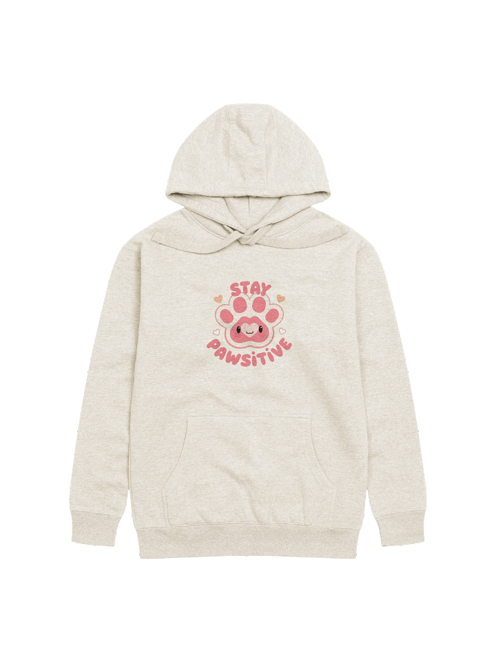 Stay Pawsitive – Cute Kawaii Paw Hoodie product image (25)
