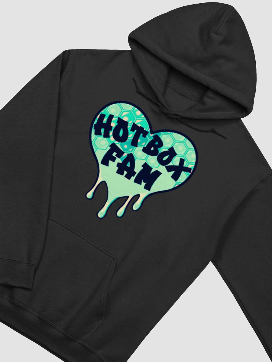 UNISEX HOT BOX FAM MINT GREEN HONEY COMB LOGO HOODIE product image (3)