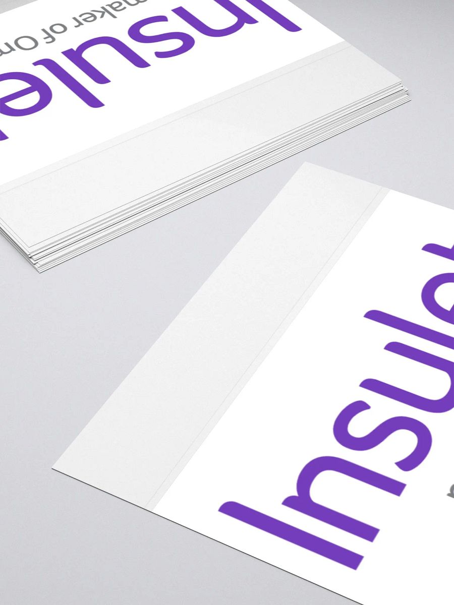 Insulet Kiss Cut Stickers product image (4)