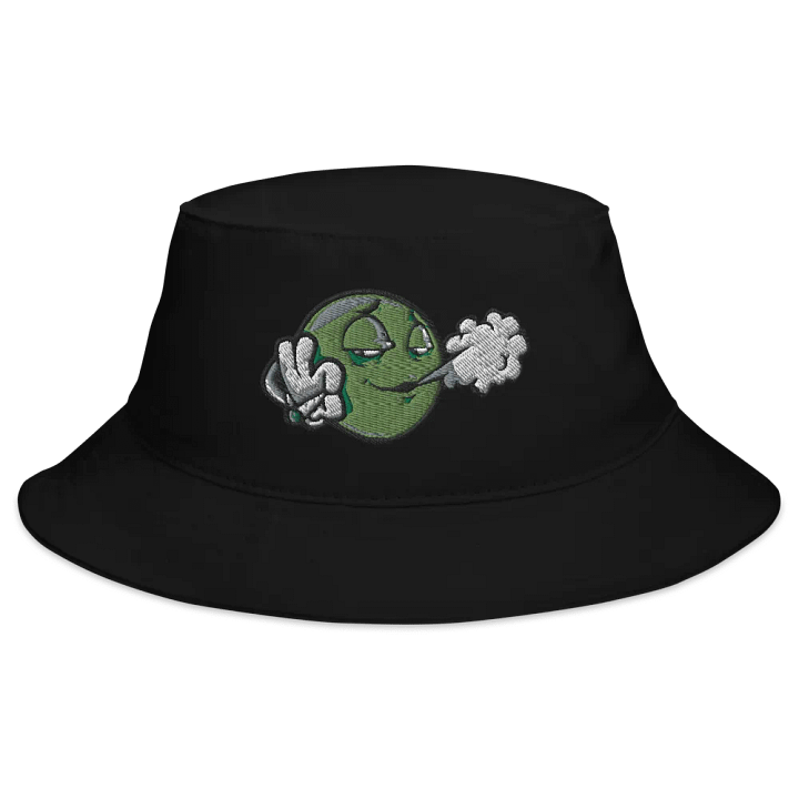 Smokin' Green Smirk Bucket Hat product image (2)