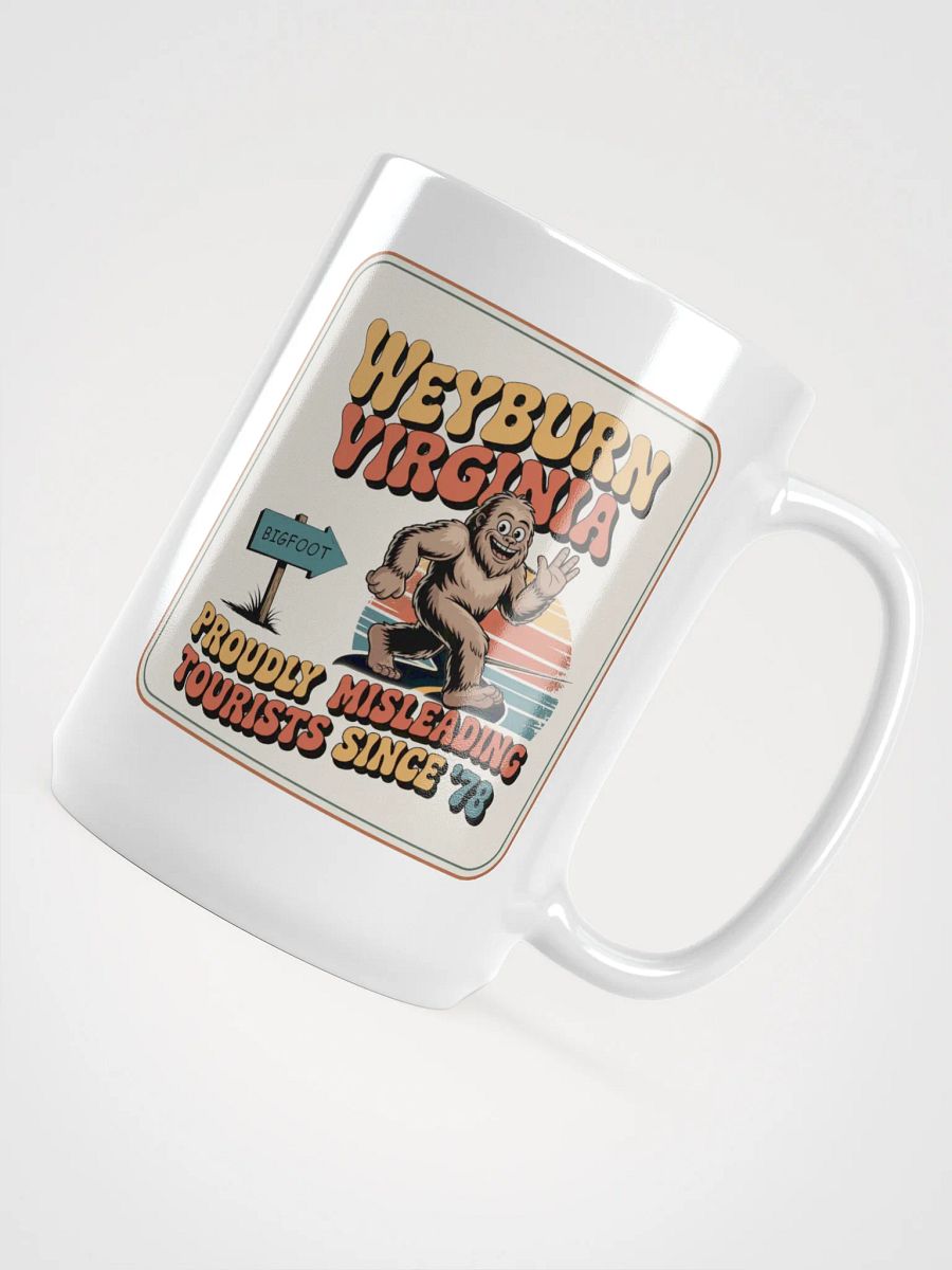 Weyburn Virginia Misleading Tourist Bigfoot Mug product image (4)
