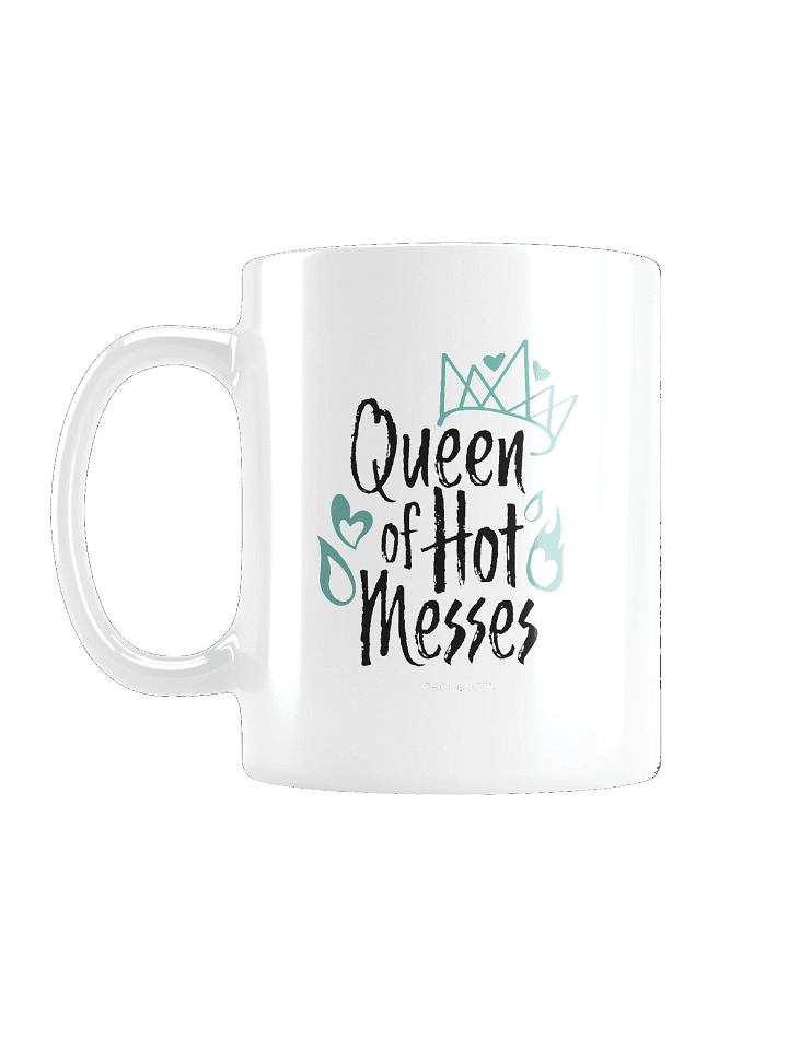 Queen Of Hot Messes White Glossy Mug product image (1)