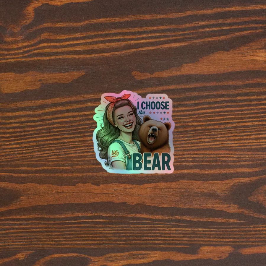 I Choose The Bear Sticker product image (5)