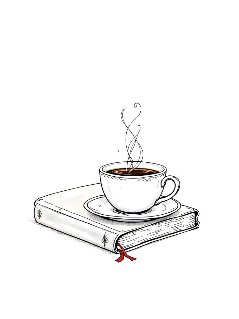 22 Book and Coffee Cup Clipart Designs, Coffee Cup Graphics, Coffee and Book Lover Clipart Gift, Coffee Cup Clipart Set product image (7)