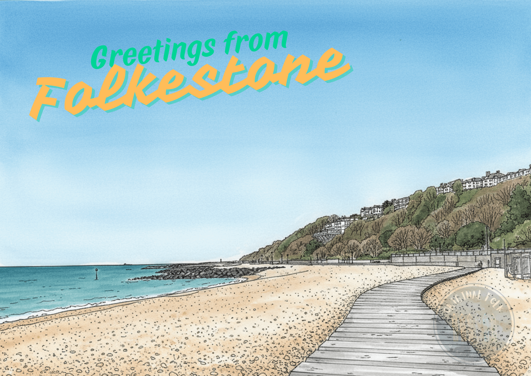 Folkestone Postcards - Bundle of 4 cards product image (6)