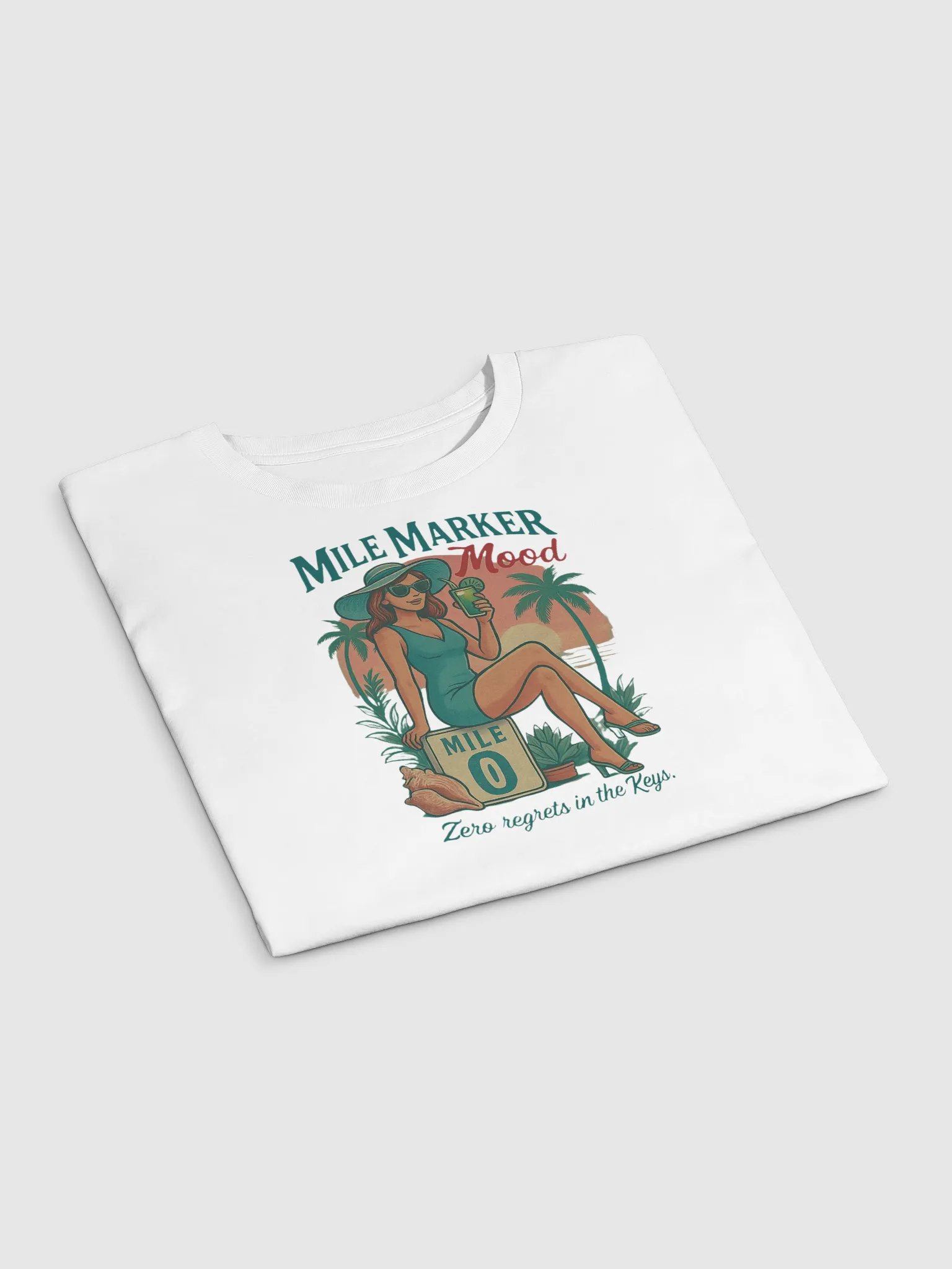 Mile Marker Mood Key West Ladies Crop Top product image (5)