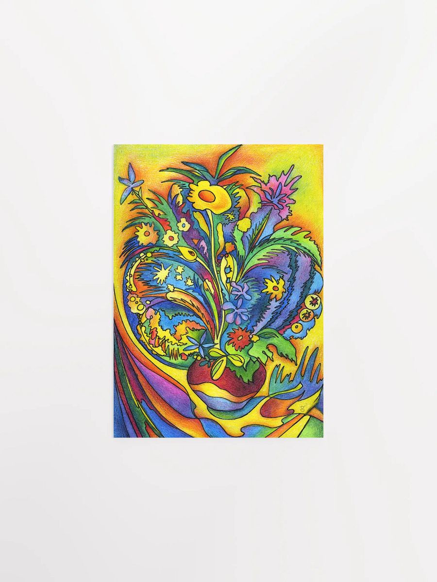 Vibrant Floral Symphony Poster - Bright Bouquet 1 product image (1)