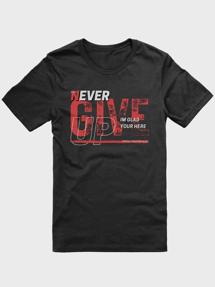 Never Give Up Distressed Tee product image (9)