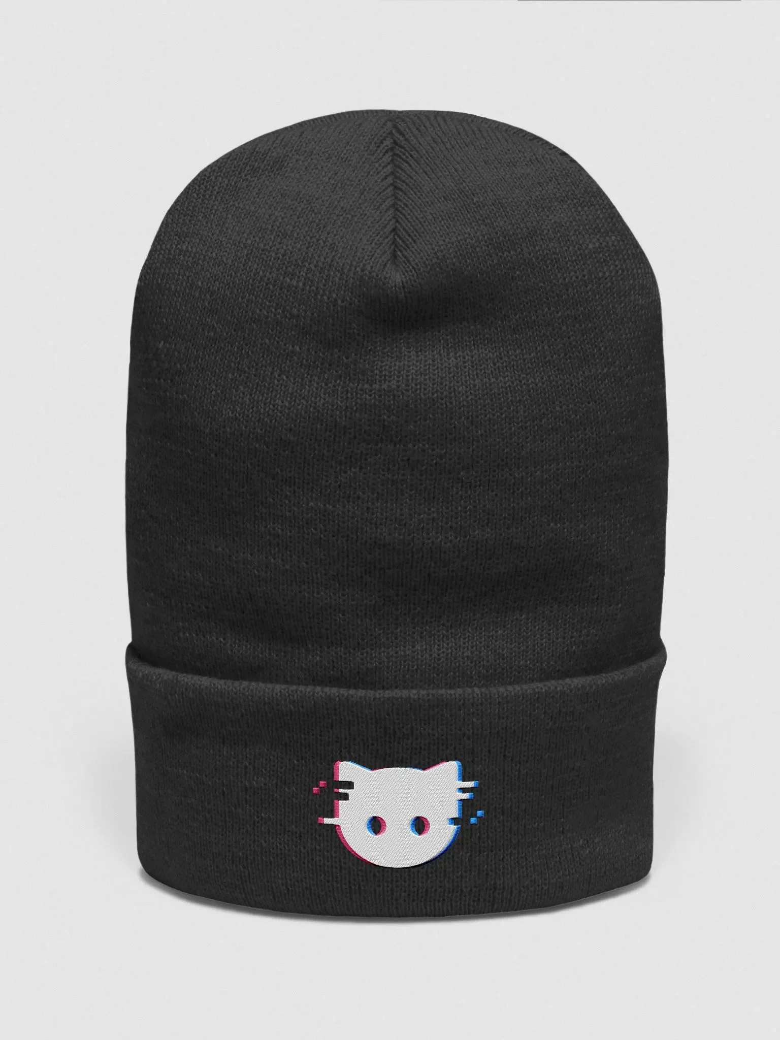 Land of Kittens Glitch Effect Beanie product image (4)